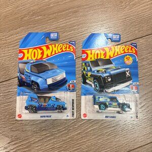 Hot Wheels Rapid Pulse & Drift-Ender Diecast Cars Lot of 2 New